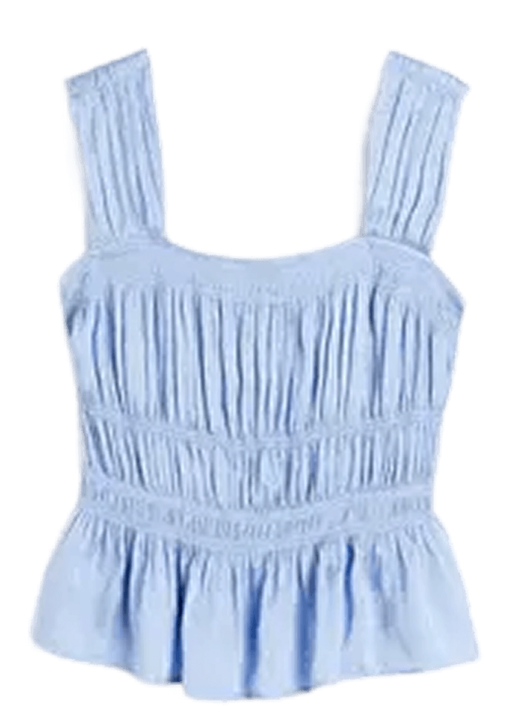 Cotton Smocked Top