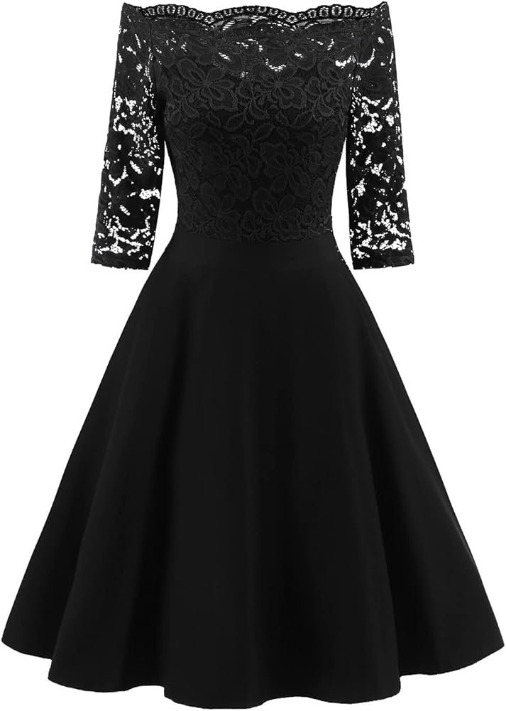 Elegant Black Dress - Image 2