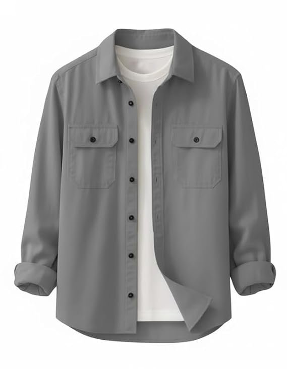 Men’s Stylish Cotton Blend Casual Shirt